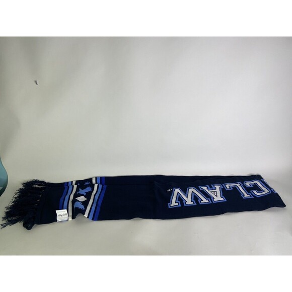Harry Potter Ravenclaw Winter Scarf Knit with Tassels Blue White Adult Unisex - Picture 3 of 5